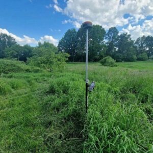 Спутниковый GNSS-приемник RTK при топографической съемке рельефа